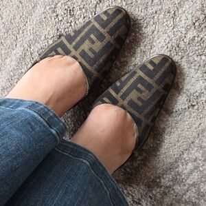 Fendi Signature Mules